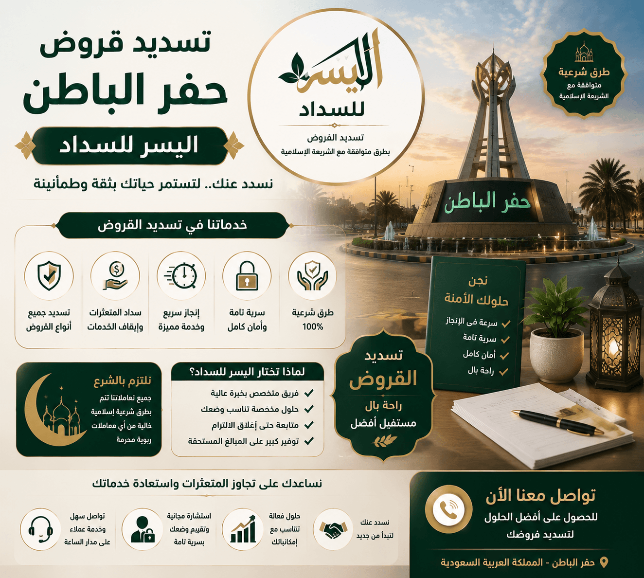 تسديد قروض حفر الباطن
